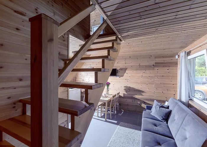 Letniskowe Modrzew بيت خشبي ريفال